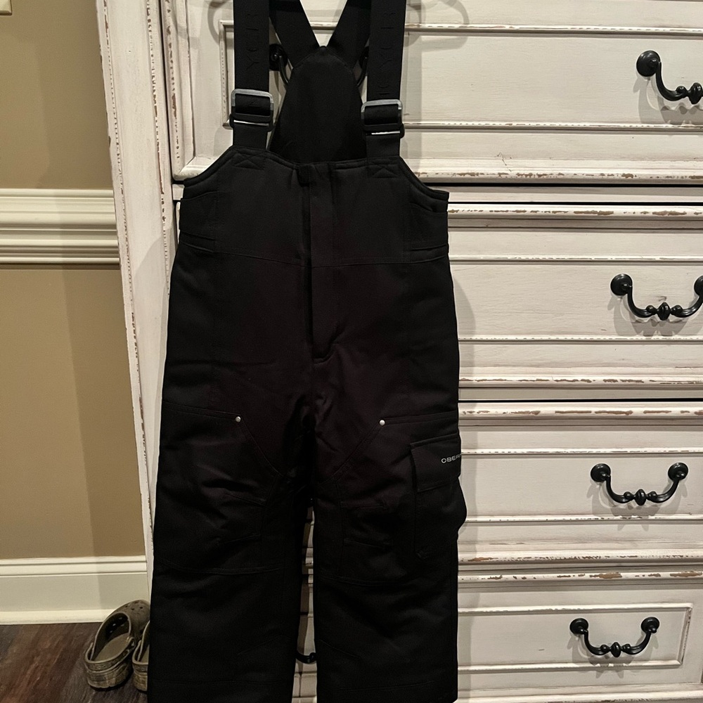 Obermeyer Kids Black Snow Bib Pants
